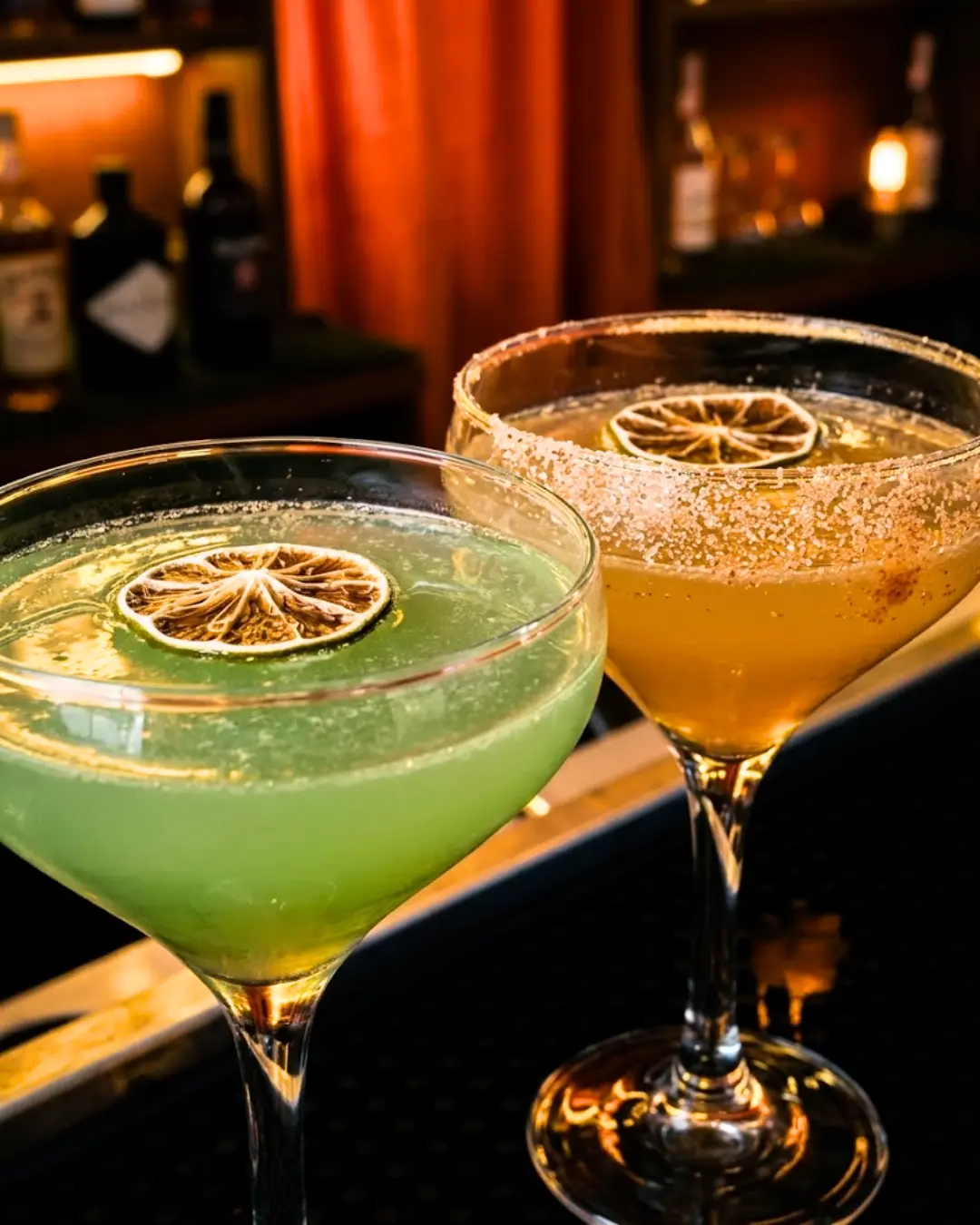 Two signature cocktails at Mezcal